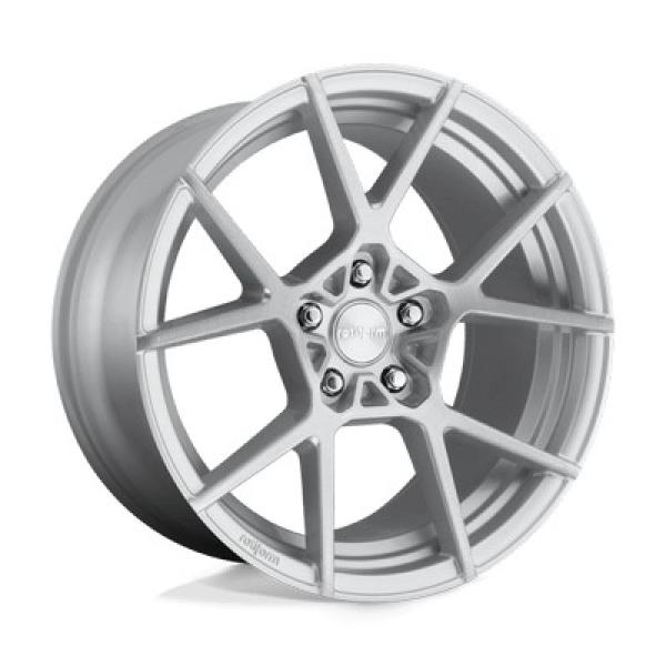 KPS GLOSS SILVER BRUSHED 18x8.5 5X112 et35 cb66.56